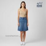 Beige-sleeveless-ribbed-top-for-women-scoop-neckline-and-front-button-placket-slim-fit-casual-summer-top
