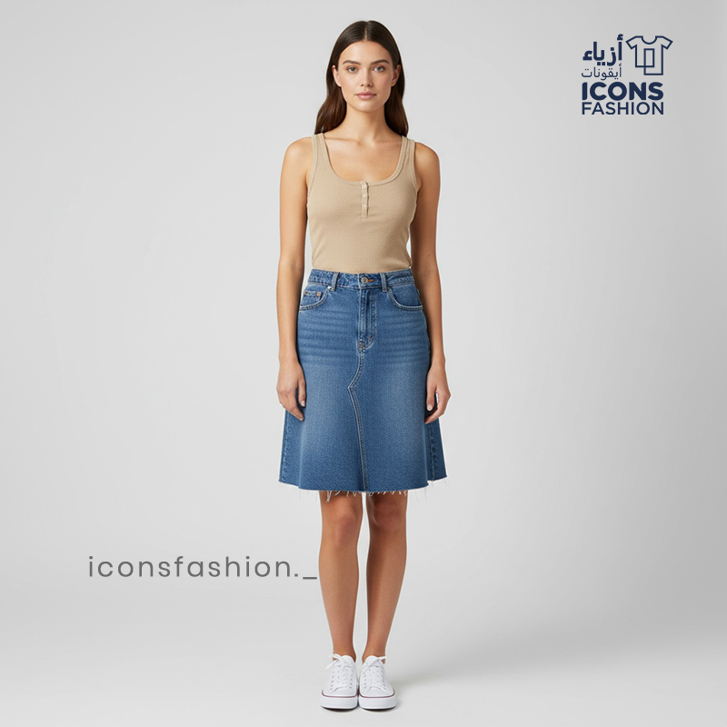 Beige-sleeveless-ribbed-top-for-women-scoop-neckline-and-front-button-placket-slim-fit-casual-summer-top