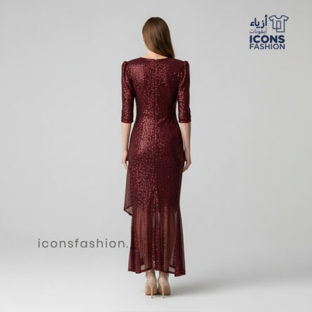 Party wear dress for women | Ladies long sequin dress | Women evening gown - Image 3