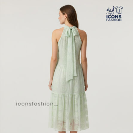  Lace dress for women | Ladies halter neck dress | Women western dress - Image 3