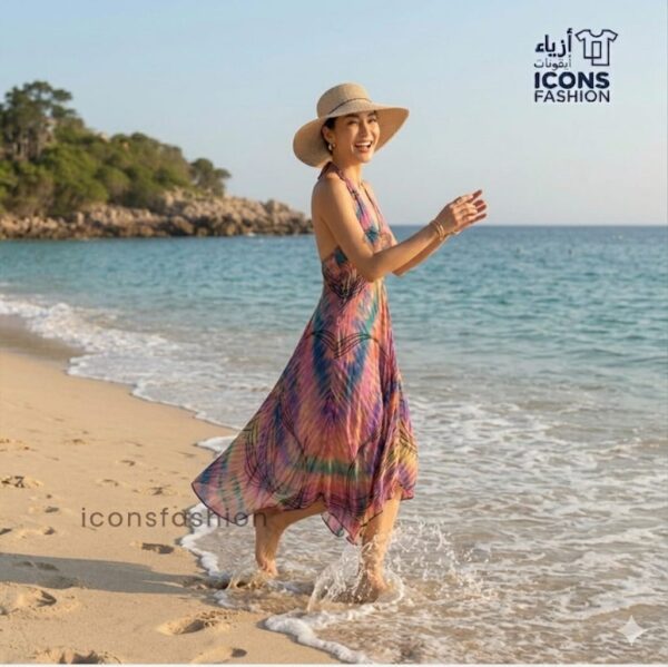 Halter neck dress for women | Ladies stylish beachwear - Image 4