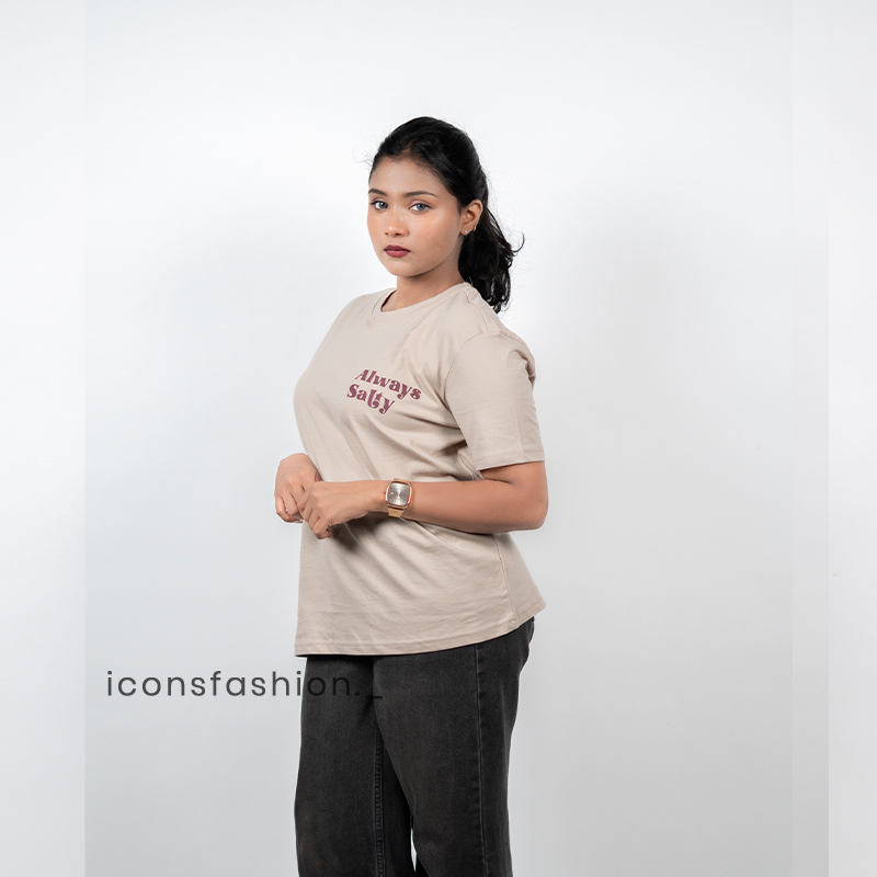Beige-graphic-print-round-neck-half-sleeve-women’s-t-shirt