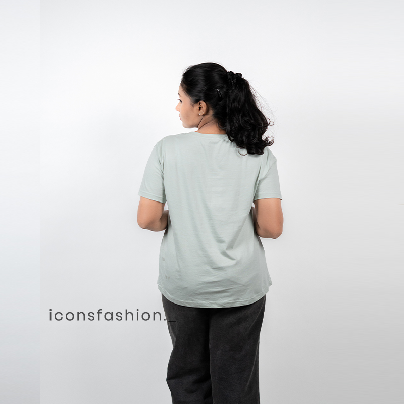 Powder-blue-graphic-round-neck-t-shirt