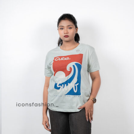 Powder-blue-graphic-round-neck-t-shirt