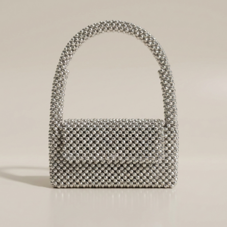 White-crystal-beaded-mini-handbag-with-top-handle-structured-evening-bag