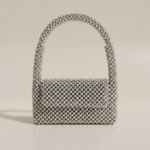 White-crystal-beaded-mini-handbag-with-top-handle-structured-evening-bag