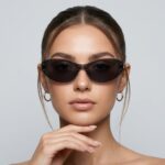 Women’s Rimless Wraparound Sunglasses
